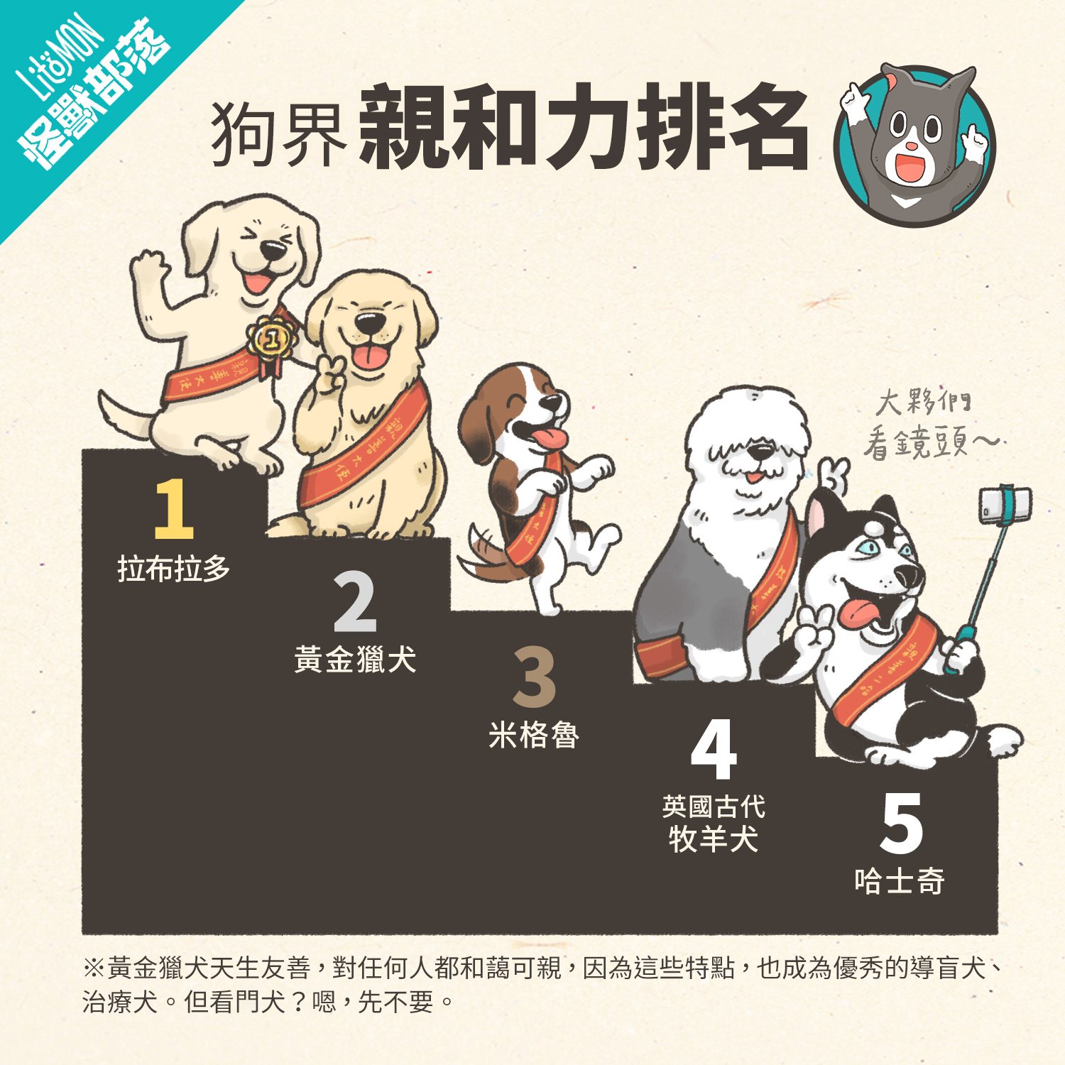黃金獵犬 個性 種類